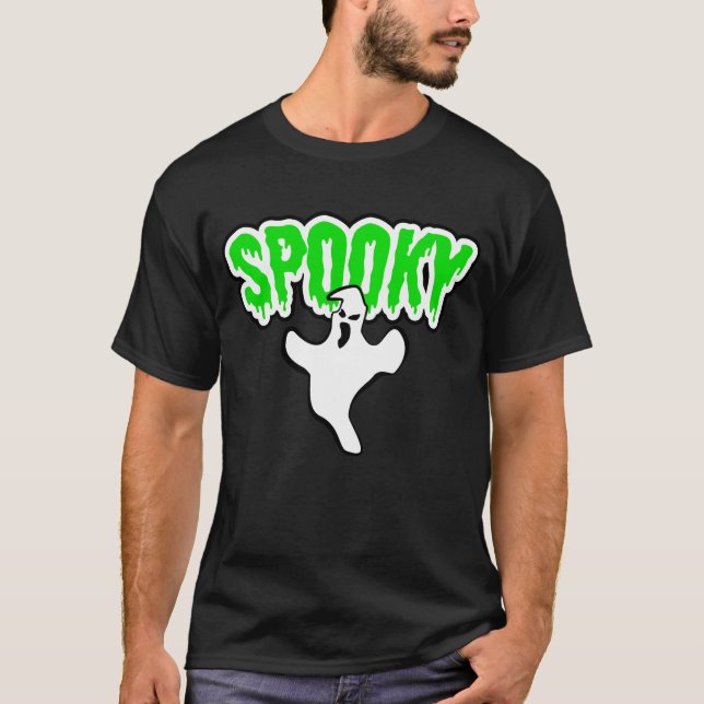 Camiseta Spooky Ghost Halloween (Frente)