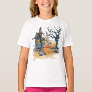 Camiseta Spooky Gnomy Halloween House