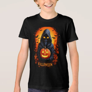 Camiseta Spooky Grim Reaper Pumpkin Halloween