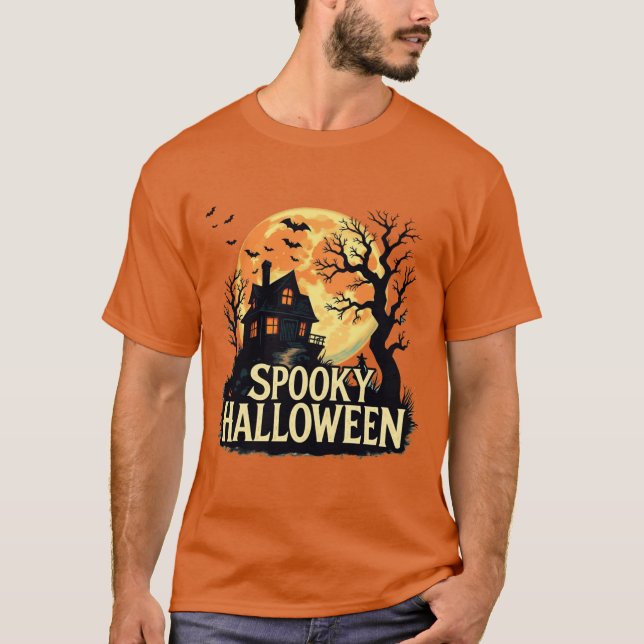 Camiseta Spooky Halloween (Frente)
