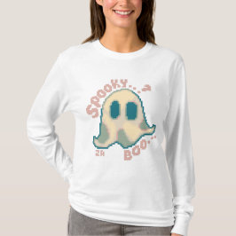 Camiseta Spooky Halloween pixelart, Pixel Art 