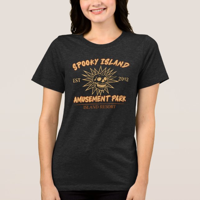 Camiseta Spooky island - summer halloween (Frente)