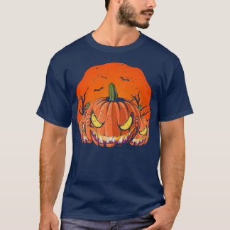 Camiseta Spooky Jack O Lantern Halloween Costume Scary Pump