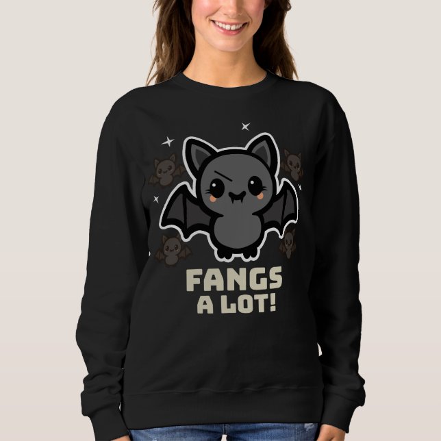 Camiseta Spooky Kawaii Bat Halloween (Frente)