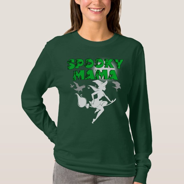 Camiseta Spooky Mama 02.b (Frente)