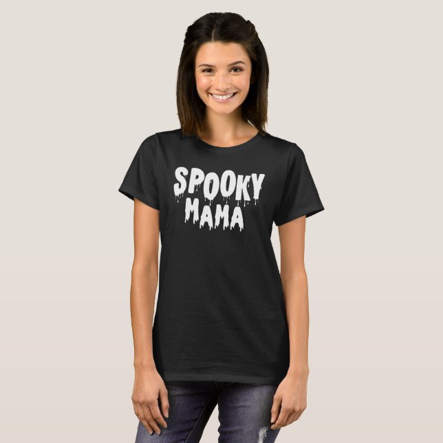Camiseta Spooky Mama Halloween (Frente Completa)