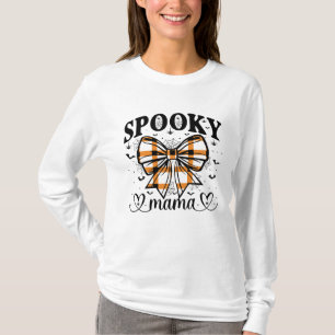 Camiseta Spooky Mama – Halloween Fofo para Mães