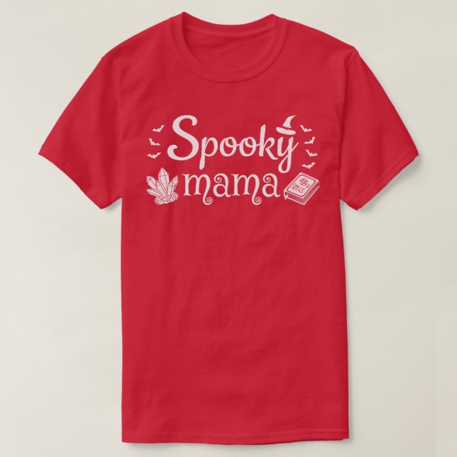 Camiseta Spooky Mama II (Frente do Design)