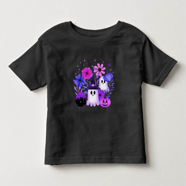 Camiseta Spooky Midnight Garden (Frente)
