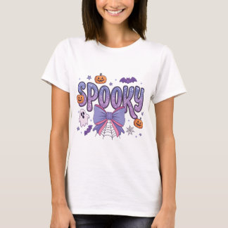 Camiseta Spooky Pastel Sticker - Girly Ghost