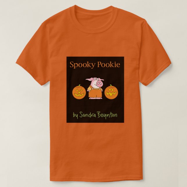 Camiseta SPOOKY POOKIE de Sandra Boynton (Frente do Design)