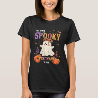 Camiseta Spooky Pregnant Era Halloween Mother to Be Party C