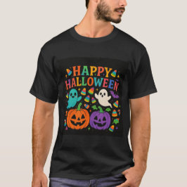 Camiseta Spooky Rainbow Halloween"