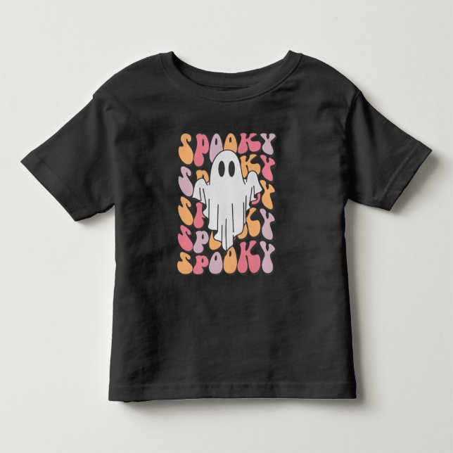 Camiseta Spooky Retro Ghost (Frente)