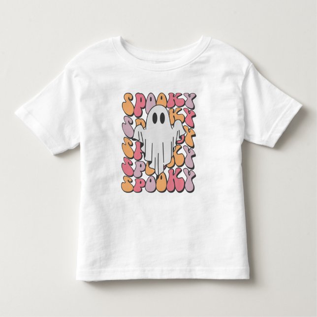 Camiseta Spooky Retro Ghost (Frente)