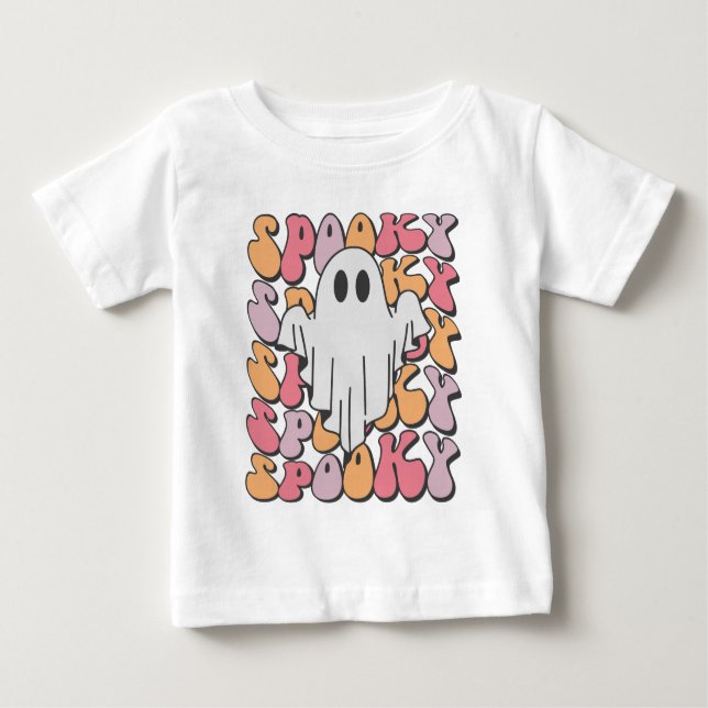 Camiseta Spooky Retro Ghost (Frente)
