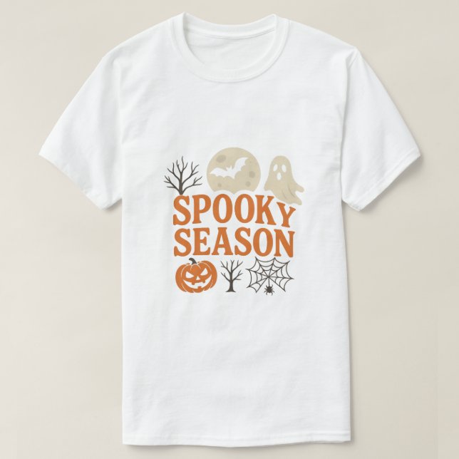 Camiseta Spooky Season (Frente do Design)