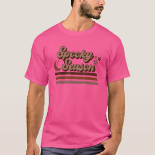 Camiseta Spooky Season Boo Crew Pumkin Season Boo Horror Ha