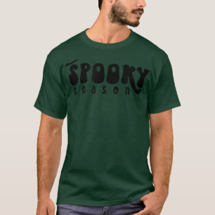 Camiseta Spooky Season Cute Spooky Vibes Figurino de Hallow