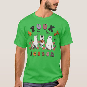 Camiseta Spooky Season Ghost Black Gover Hallowee