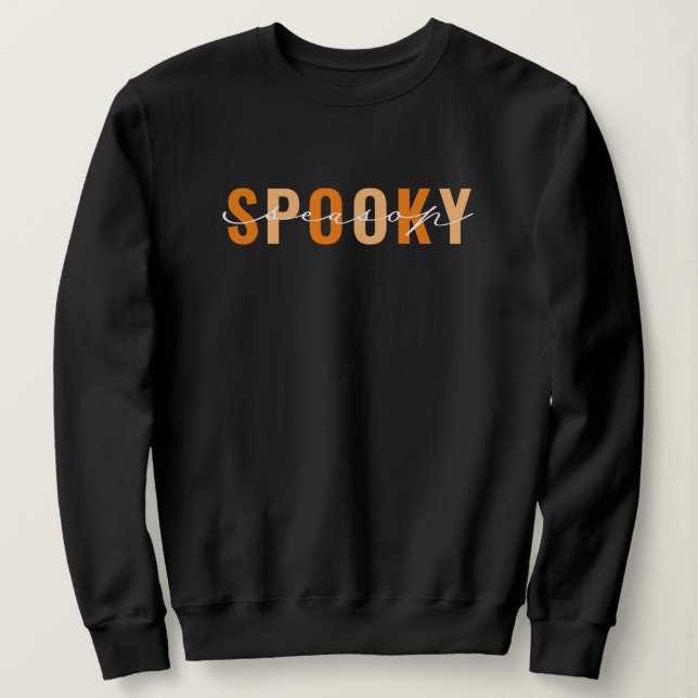 Camiseta Spooky Season Halloween (Frente do Design)