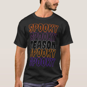 Camiseta Spooky Season Halloween Engraçado Season Spooky