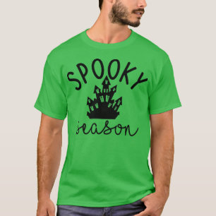Camiseta Spooky Season Hunted Halloween House Boo