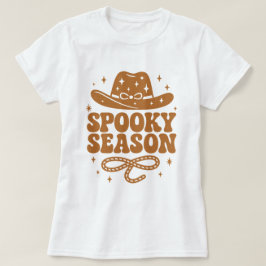 Camiseta Spooky Season Retro Western Cowboy Halloween