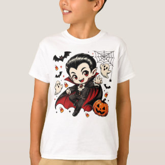 Camiseta Spooky Season Vampire Shirt PNG, Boys Halloween