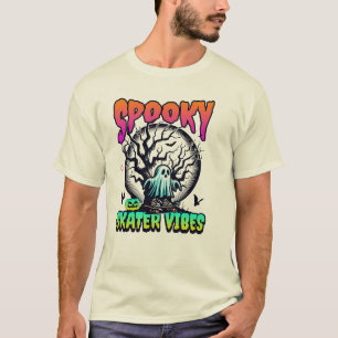 Camiseta Spooky Skater Vibes