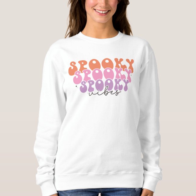 Camiseta Spooky Spooky Vibes Spooky (Frente)