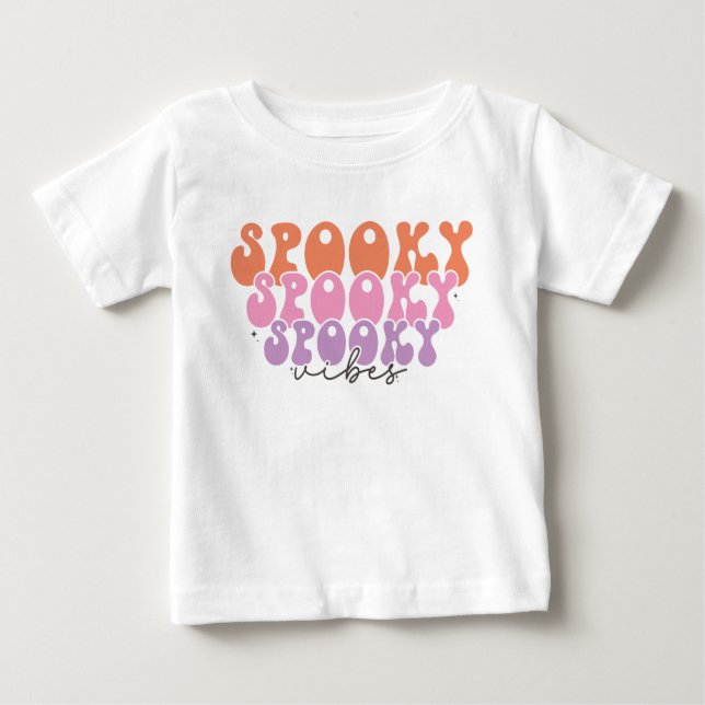 Camiseta Spooky Spooky Vibes Spooky (Frente)