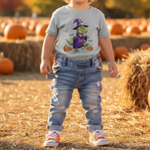 Camiseta Spooky T-Rex Dinossaur Halloween - Presente do Par