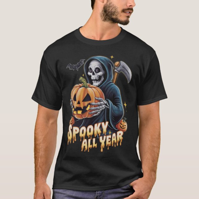 Camiseta Spooky todo o ano (Frente)