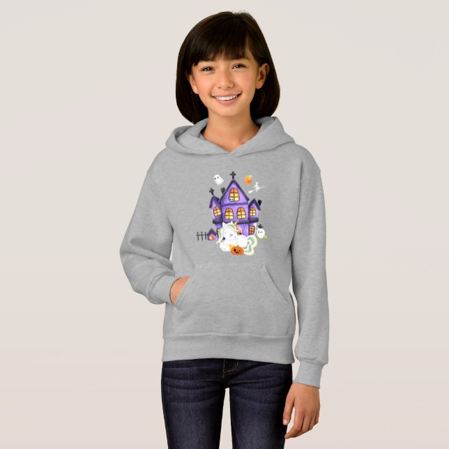 Camiseta Spooky Unicorn (Frente Completa)