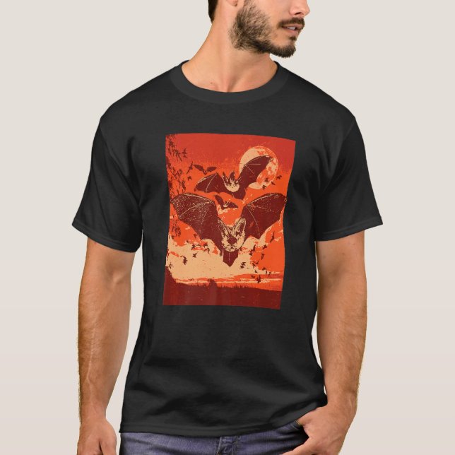 Camiseta Spooky Vampire Bats (Frente)