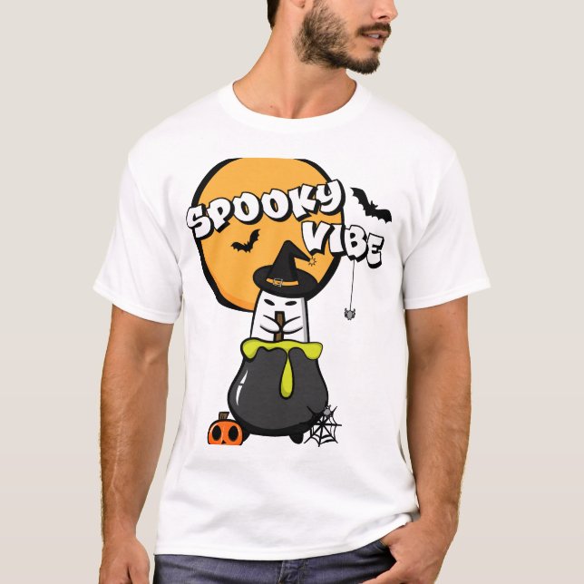 Camiseta Spooky Vibe (Frente)