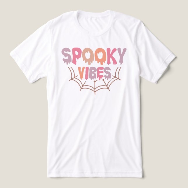 Camiseta Spooky Vibes (Design frontal)