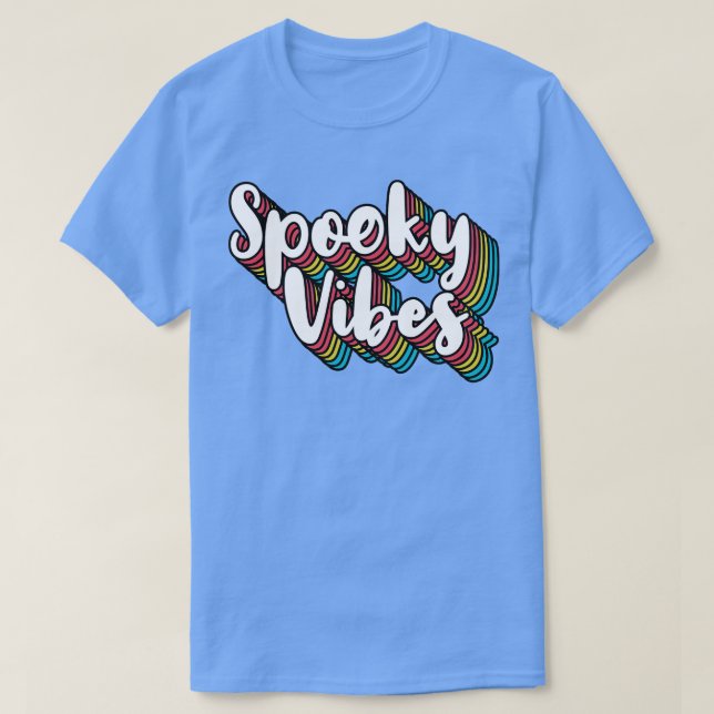 Camiseta Spooky Vibes (Frente do Design)