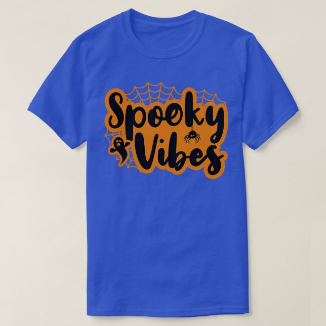 Camiseta Spooky Vibes 1 (Frente do Design)