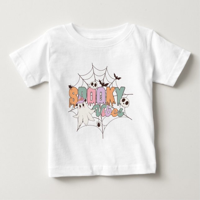 Camiseta Spooky Vibes Halloween (Frente)