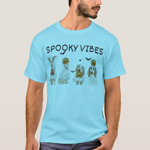 Camiseta Spooky Vibes: Tee Gráfico de Halloween