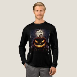 Camiseta Spooky Vintage Halloween Pumpkin Night Design