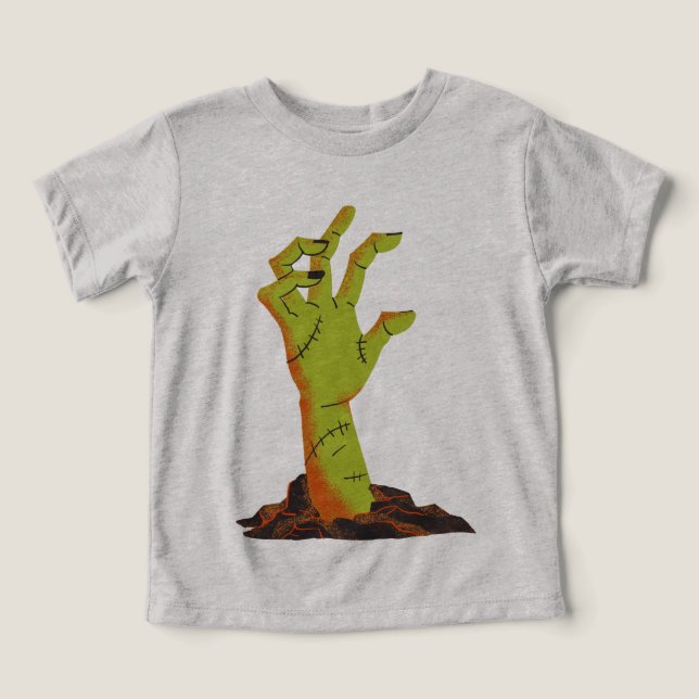 Camiseta Spooky Zombie Hand (Design frontal)