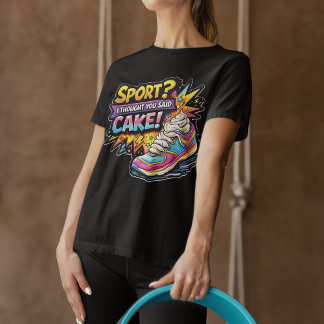 Camiseta Sport? I Thought You Said Cake Sneaker