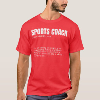 Camiseta Sports Coach Fun Definition Design friends vintage