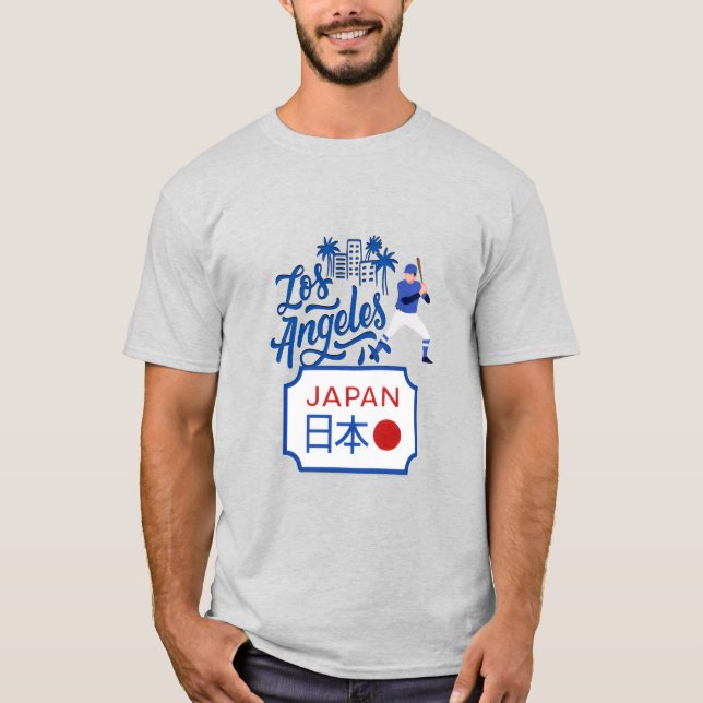 Camiseta Sports Infusion Los Angeles - Japan Baseball (Frente)