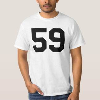 Camiseta Sports Jersey Black Favorite Lucky Number #59
