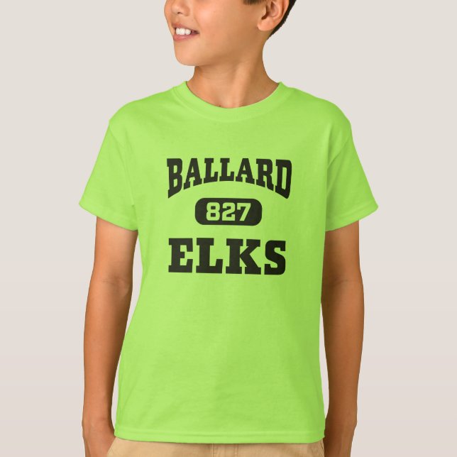 Camiseta Sporty Ballard Elks (Frente)