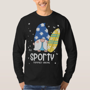 Camiseta Sporty Gnomo Engraçado, Jogo De Verão Para Família